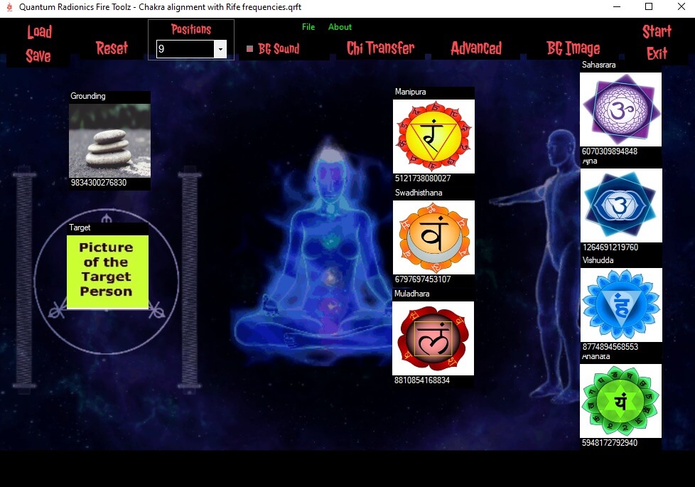 Chakra alignment with rife frequencies