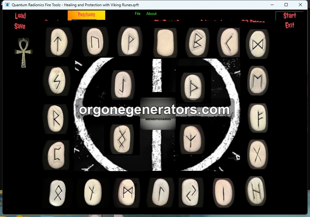 Healing and Protection with Viking Runes Fire Toolz template