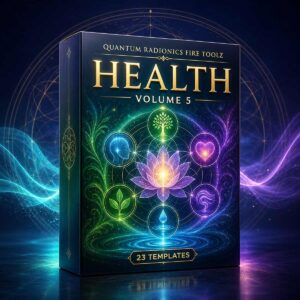 Health Volume 5 premium software box for 23 Quantum Radionics Fire Toolz templates
