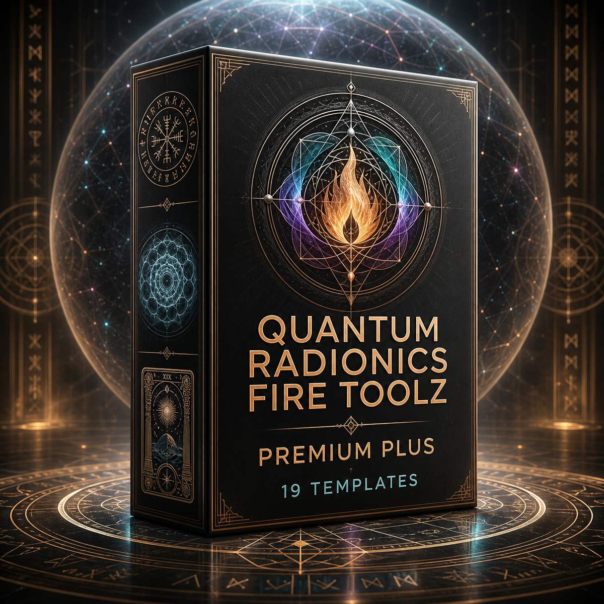 Premium Plus collection of 19 Quantum Radionics Fire Toolz templates