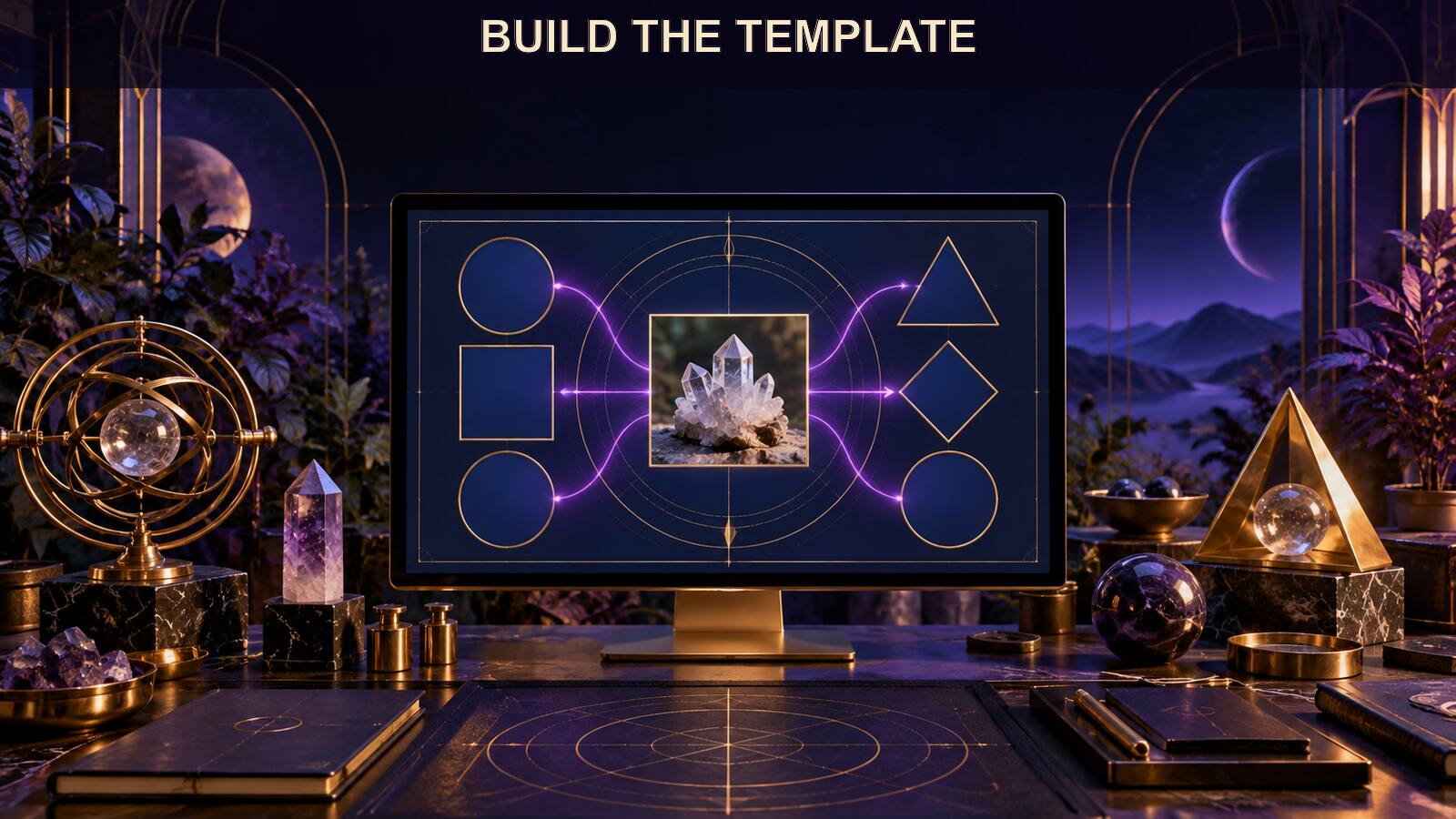 A simple template connects tendency, exact item photograph, beneficiary role, transfer card, and closing position.