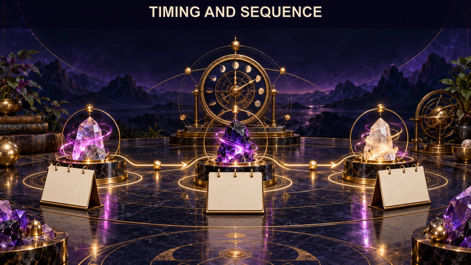 Single-run timing, recurring practice, and a cleanse-charge-program sequence are compared with clear stop points.